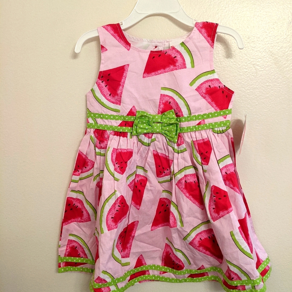 ADORABLE little girls cotton sundress dress pink